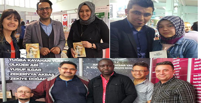 Afyonlu yazarlar, Fuar’da kitaplarını imzalıyor