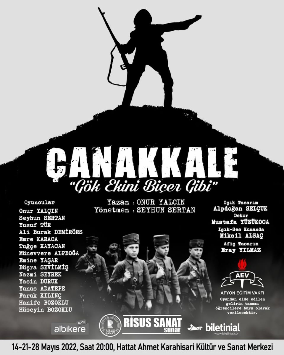 Risus Sanat oynayacak: Çanakkale Tiyatro Oyunu